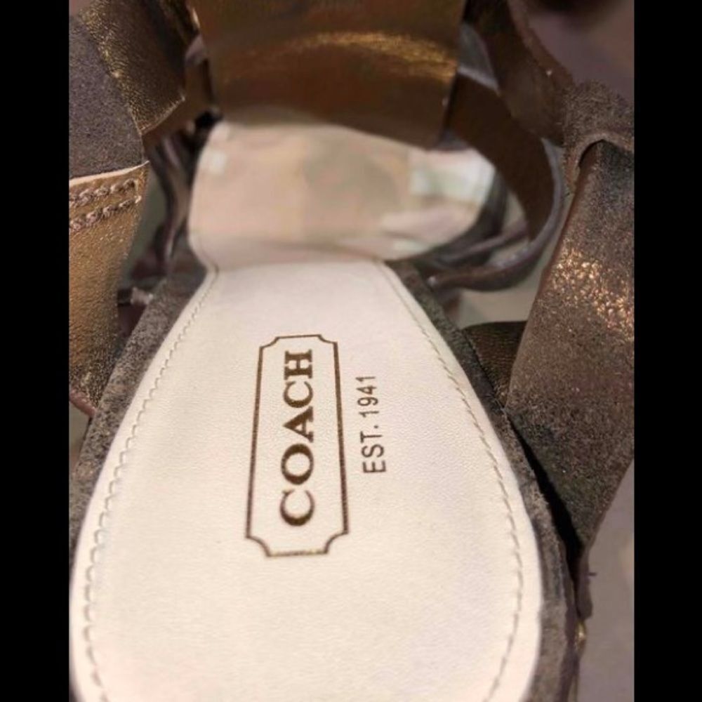Coach Mallorie Wedge Sandals size 7 - Picture 3 of 11